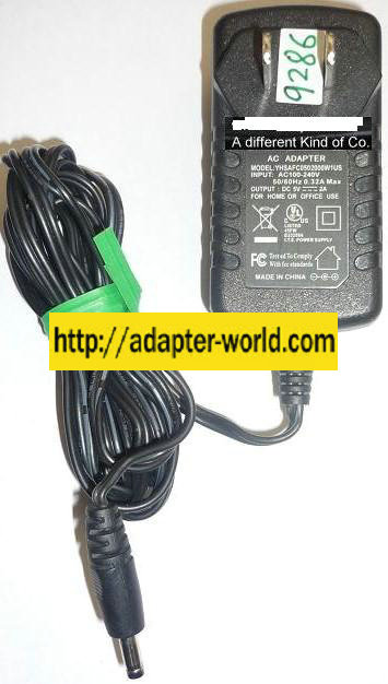 NEW 5VDC 2A USED -(+) 1.5x4x9mm ROUND BARREL ITE YHSAFC0502000W1US AC ADAPTER POWER SUPPLY - Click Image to Close